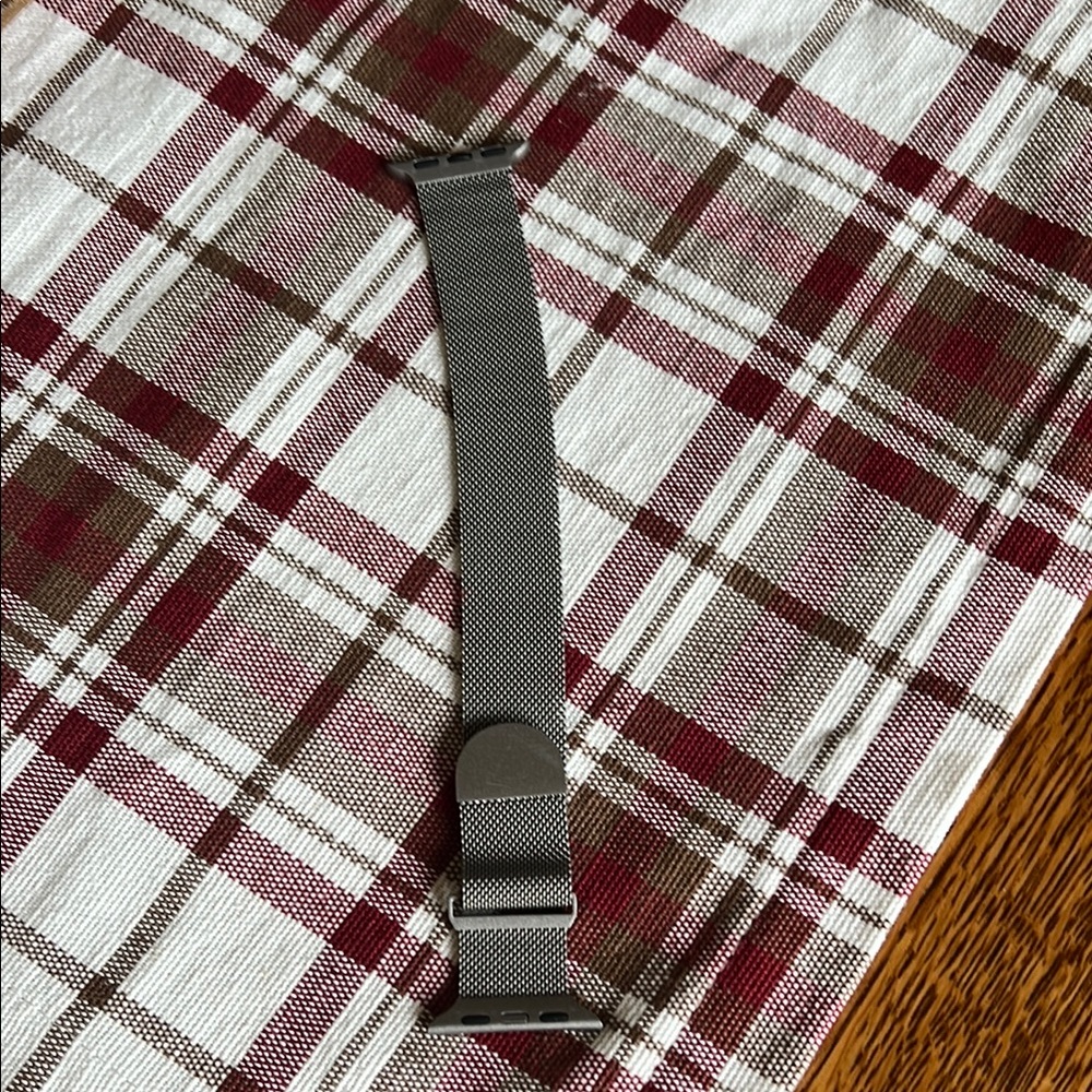 Silver Mesh Watch Band